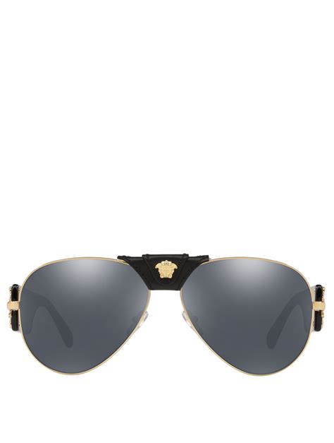 versace aviator eyeglasses|transparent versace glasses.